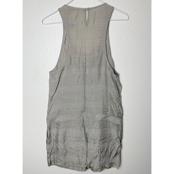 T by Alexander Wang | Dobby Stripe Smoke Romper - Picture 3 of 9